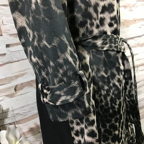 Ports Trench Coat Dress Sz 8 (Z26) - Picture 6 of 8